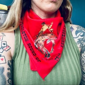 Pendleton Bandana with cowboy apliché